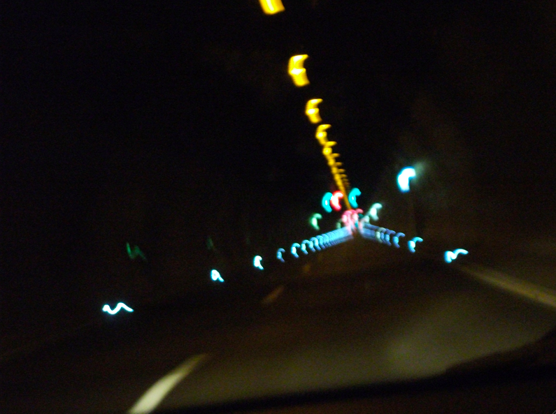 Autobahn nachts