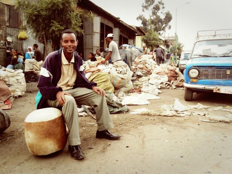 Addis-Abeda-Mercato