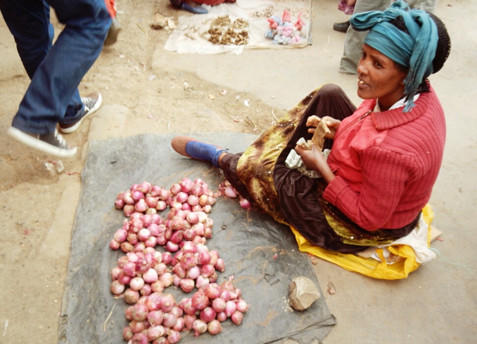 Marktfrau-Mercato-Addis-Abeba-Äthiopien