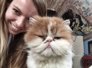 Christine-Neder-and Cuttest-Cat