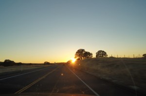 Sonnenuntergang-Yosemite-National-Park