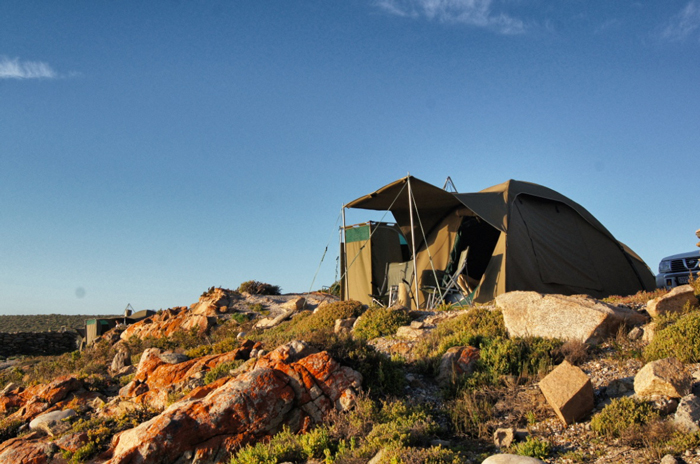 Campen-in-Südafrika-Namaqualand National Park-Südafrika