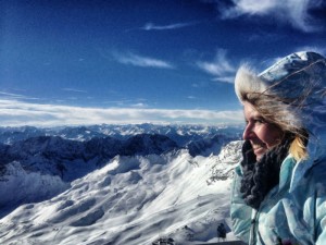 Skifahren auf der Zugspitze - Christine Neder