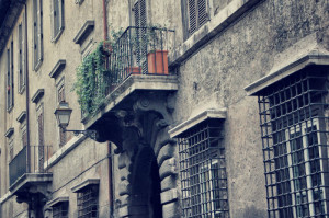 Balkon in Rom