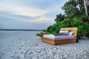 Maafushivaru - Our bed