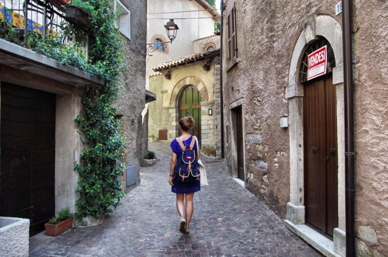 Christine Neder in Italien