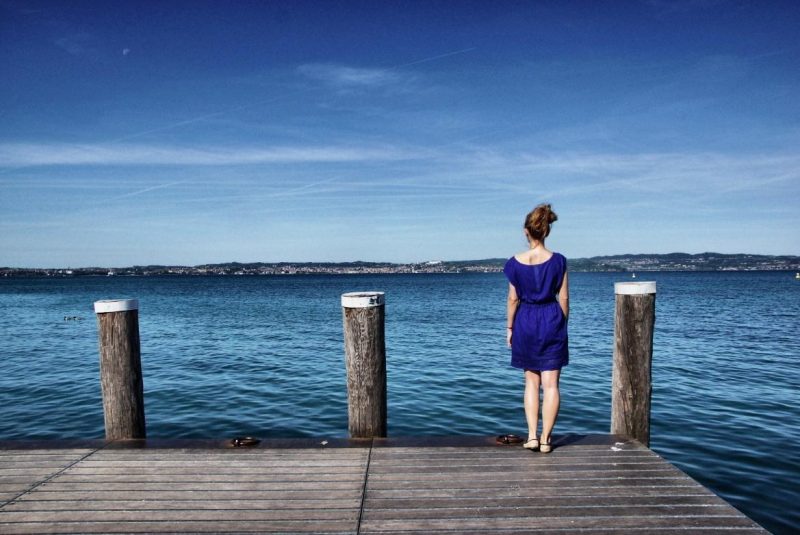 Christine Neder am Gardasee