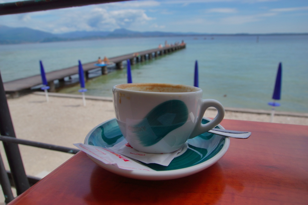 Kaffee am Gardasee