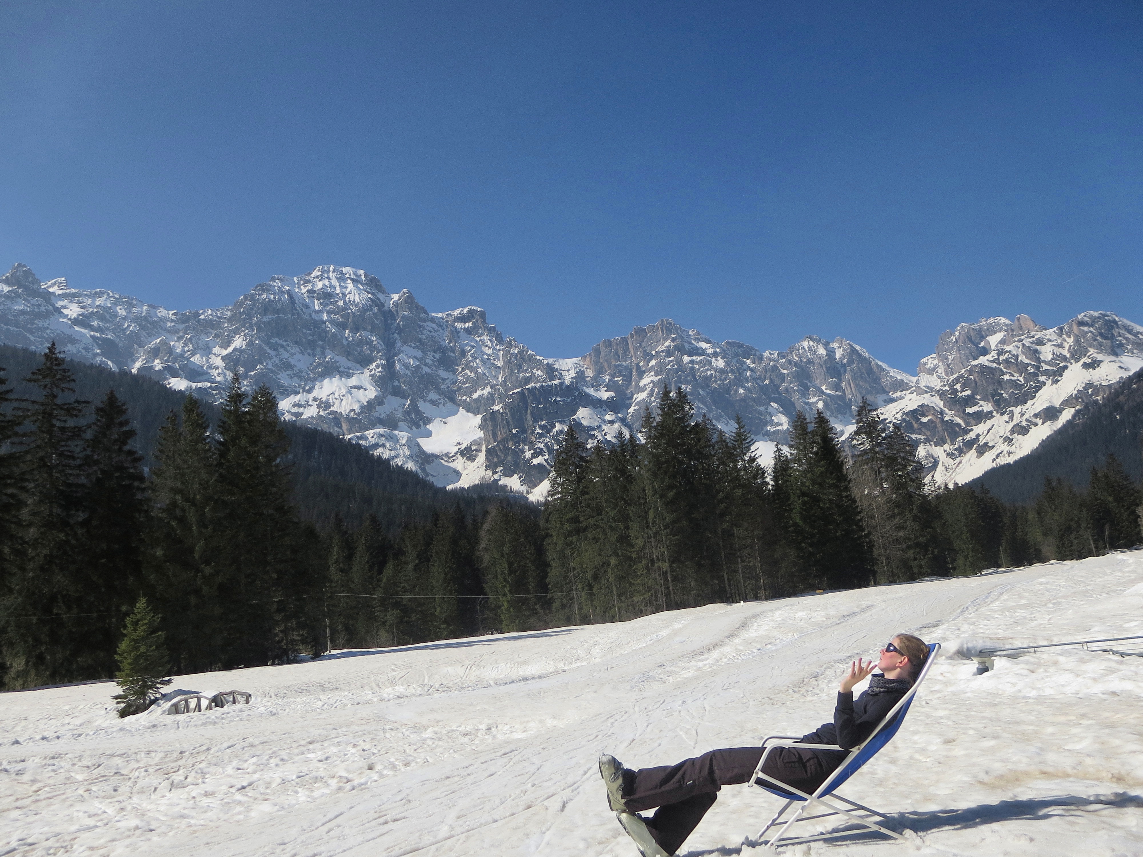 Skiing in the Dolomites - 