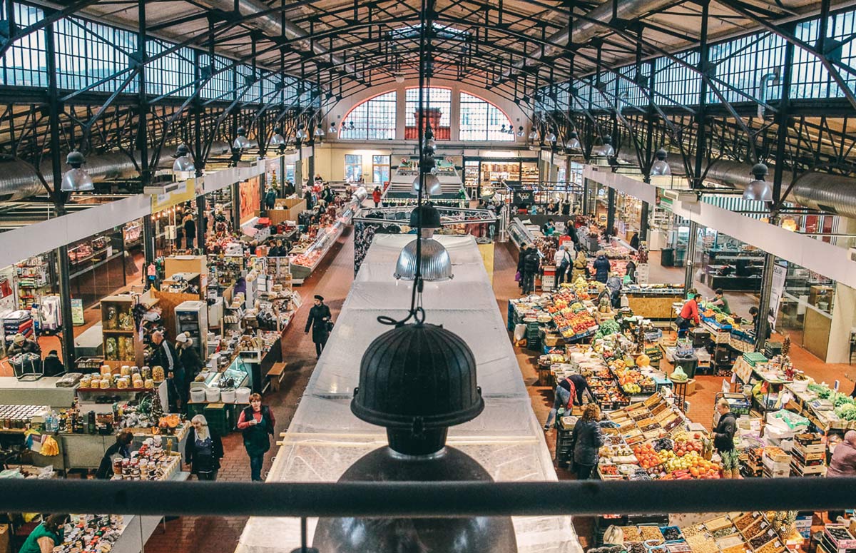 Markthalle in vilnius