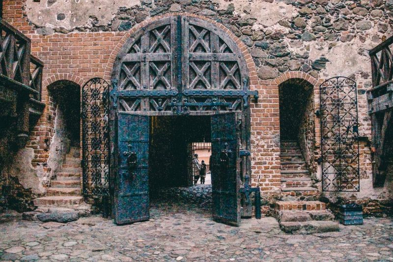 trakai mittelalterliche ruine