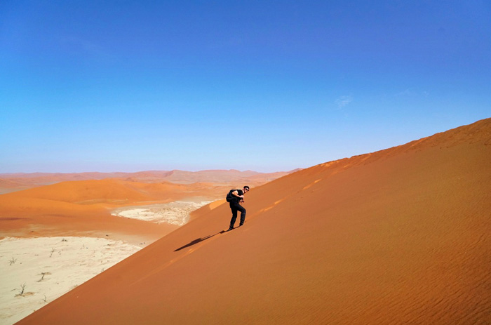 Dünenwanderung-Namibia