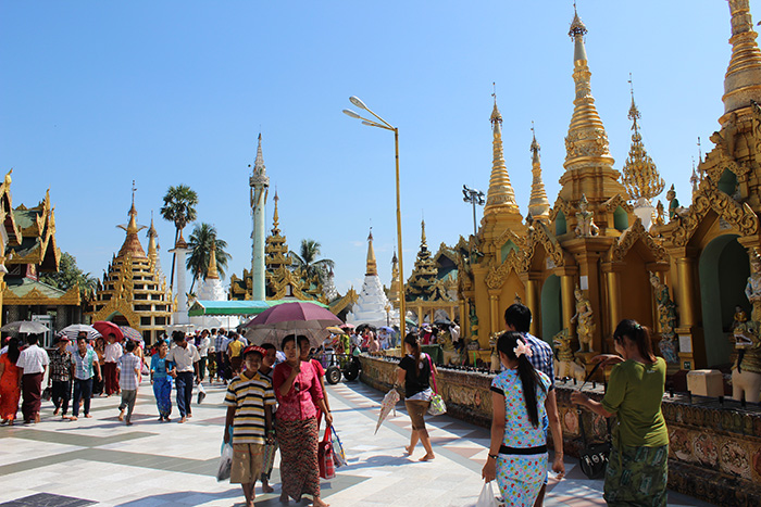 Myanmar Reise - Yangon-Shwedagon