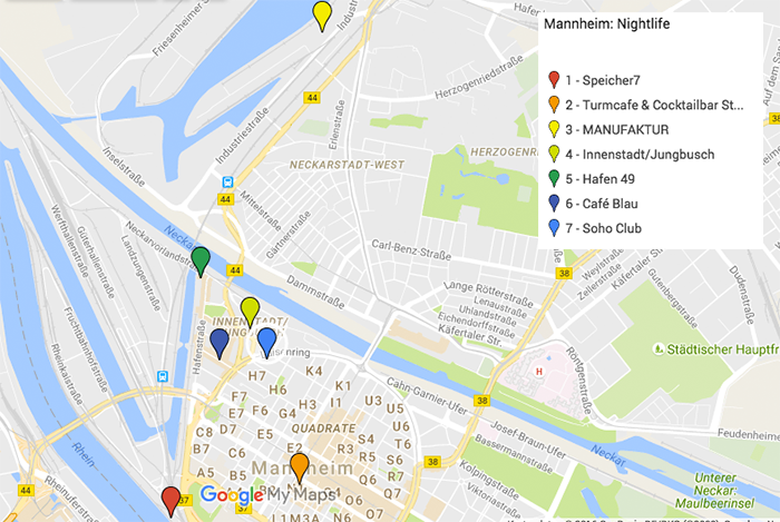 Mannheim Sehenswürdigkeiten: Nightlife