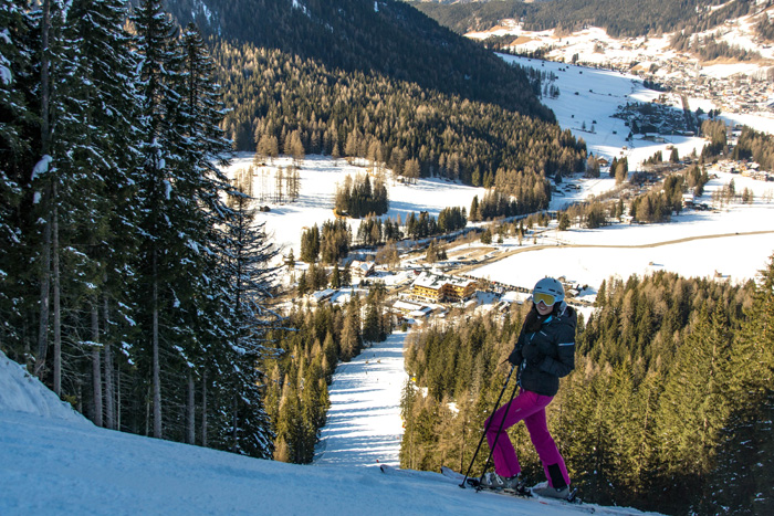 Skigebiet Drei Zinnen Dolomiten_Holzriese Steilste Piste