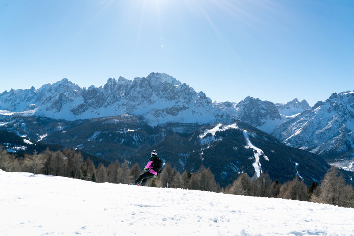 Skigebiet Drei Zinnen Dolomiten_Pistenabfahrt