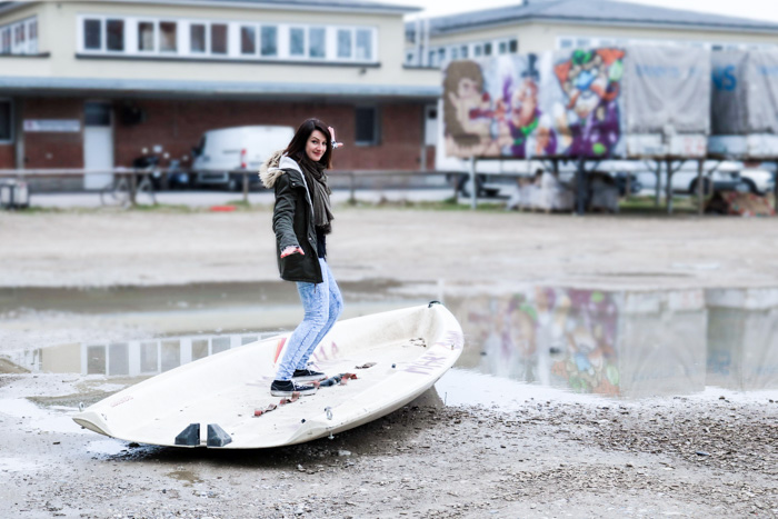 Surfen beim Bahnwärter Thiel