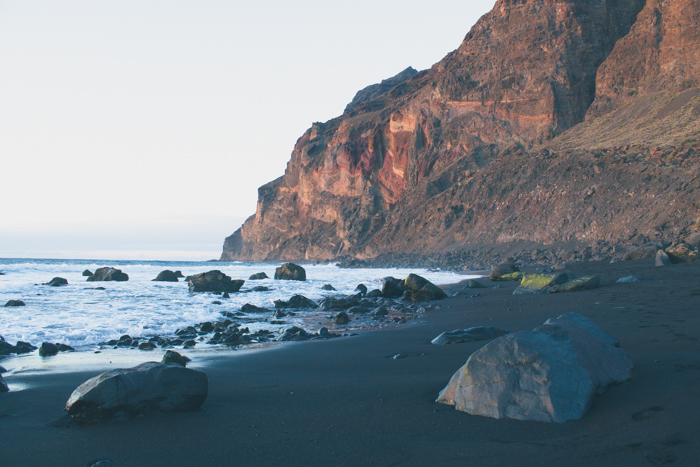 Sonnenuntergang auf den Kanareninsel La Gomera.