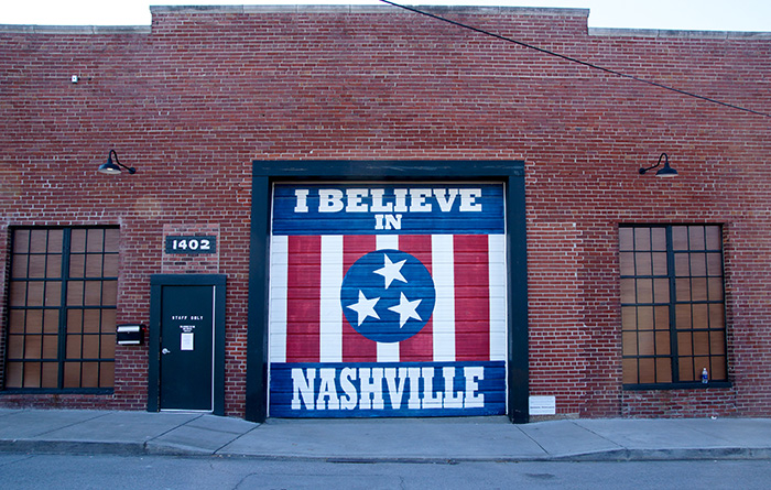 I believe in Nashville Mural