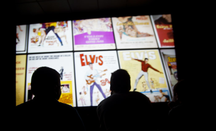 Film in Graceland Elvis Museum 