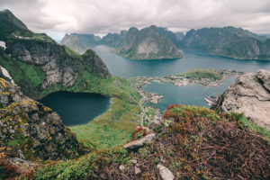 Fjordlandschaft Norwegen Lofoten