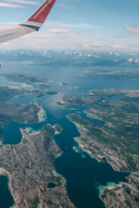 Flugzeug Norwegen Lofoten