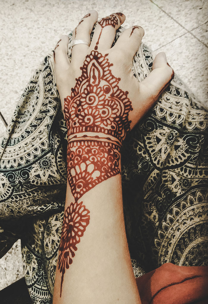 Hennatattoo aus Little India