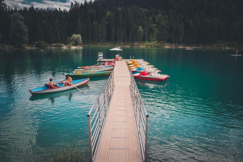 Bootsverleih am Caumasee
