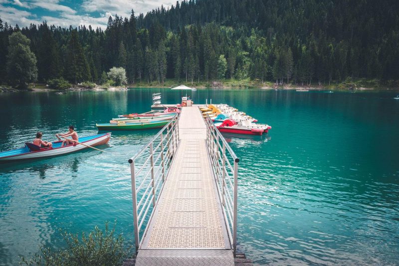 Bootsverleih am Caumasee