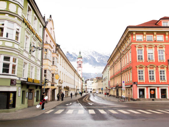 Innsbruck im Winter Altstadt