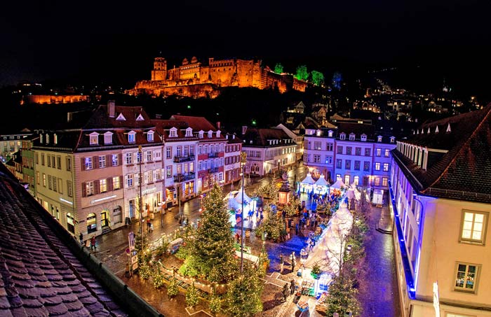 Weihnachtsmarkt in Heidelberg