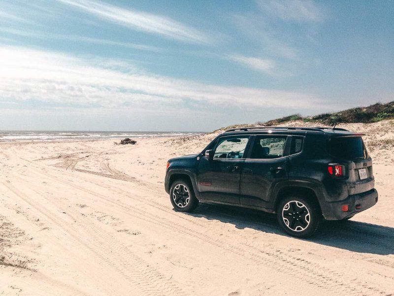 jeep am strand usa