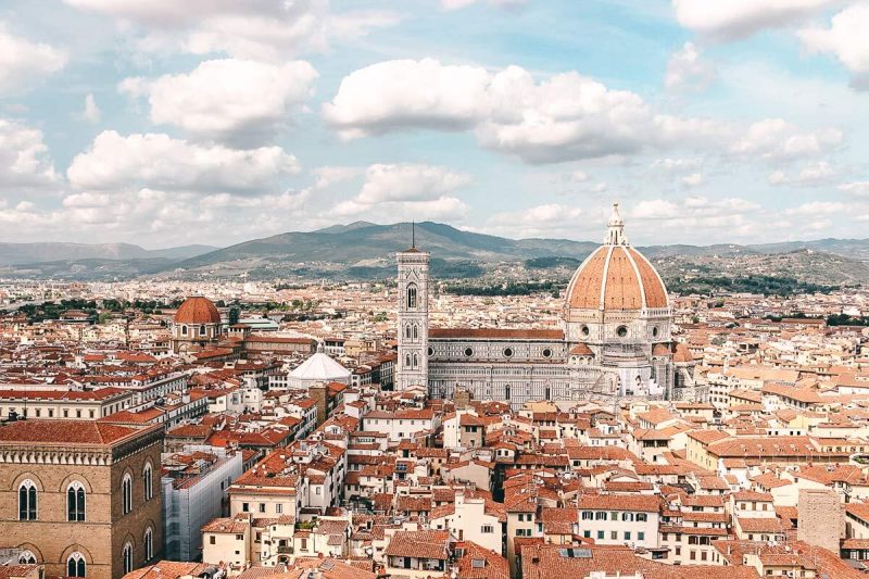 Ausblick Palazzo Vecchio Florenz
