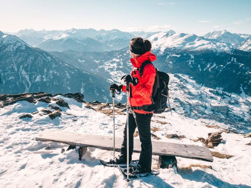 Aussicht Skigebiet Hochzeiger