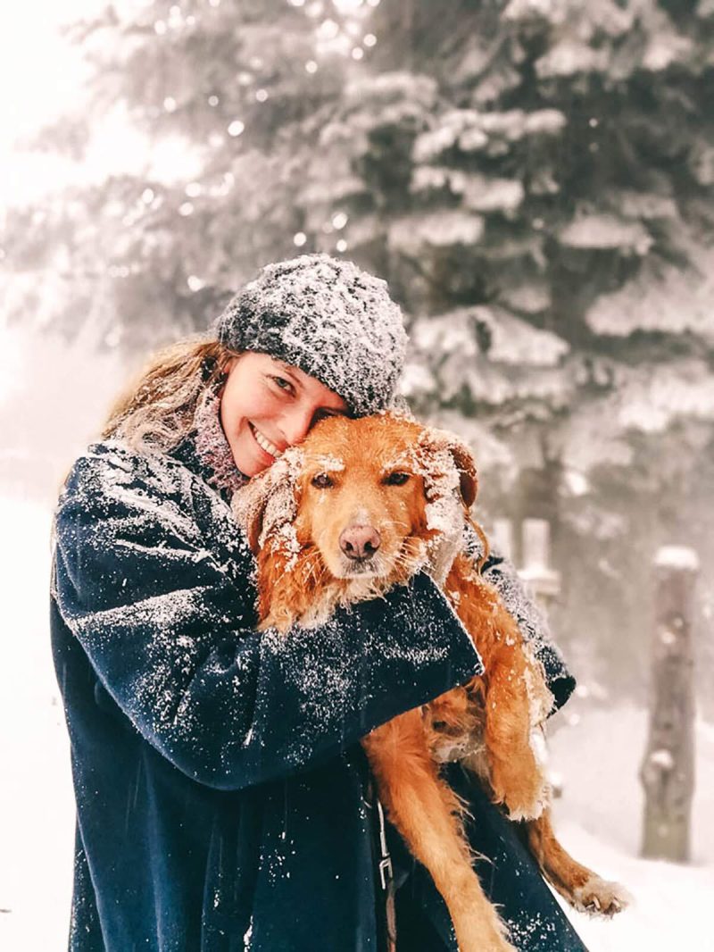 Christine Neder und Hund
