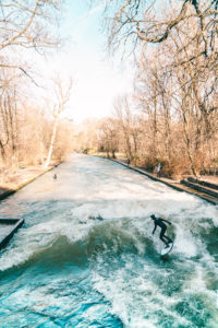 Eisbach in München