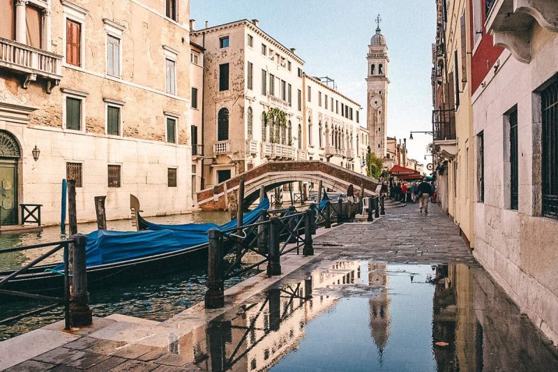 Gasse Venedig Regen