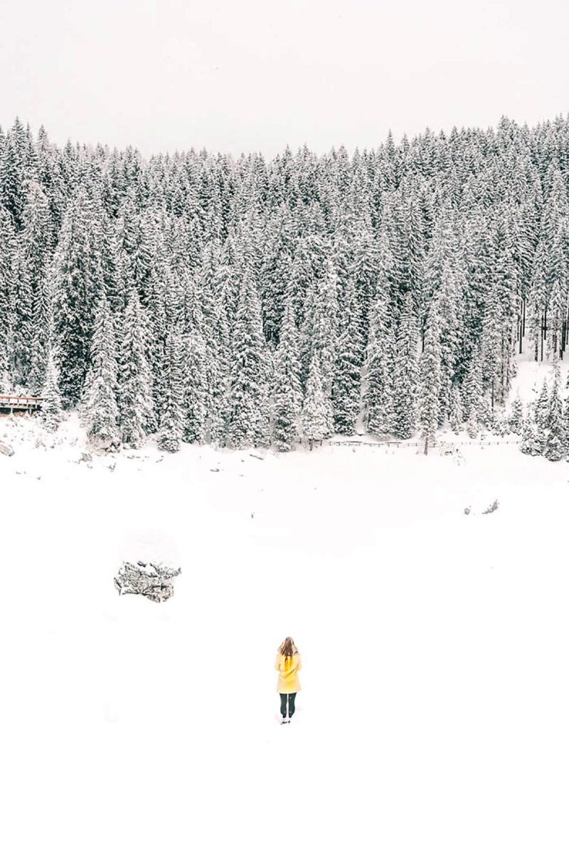 Karersee Winter
