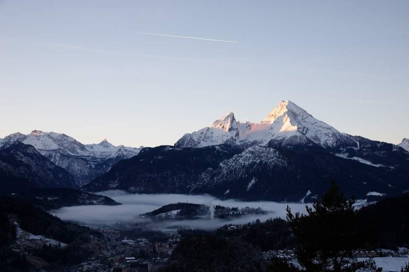 Marxenhöhe Watzmann Nebel