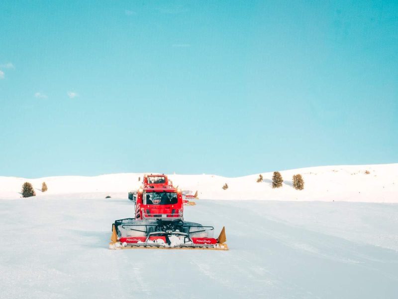 Pistenraupe Skigebiet Hochzeiger
