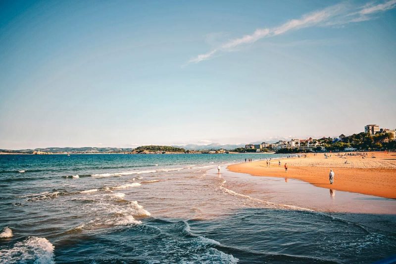 Stadtstrand von Santander