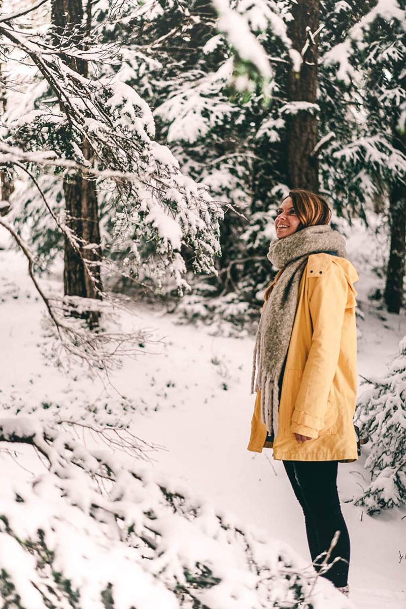 Wald Winter Christine Neder