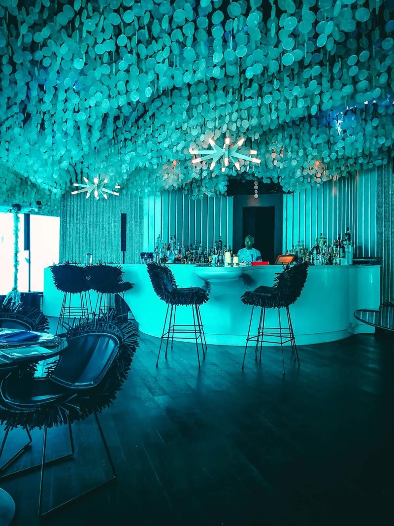 Restaurant unter Wasser Malediven
