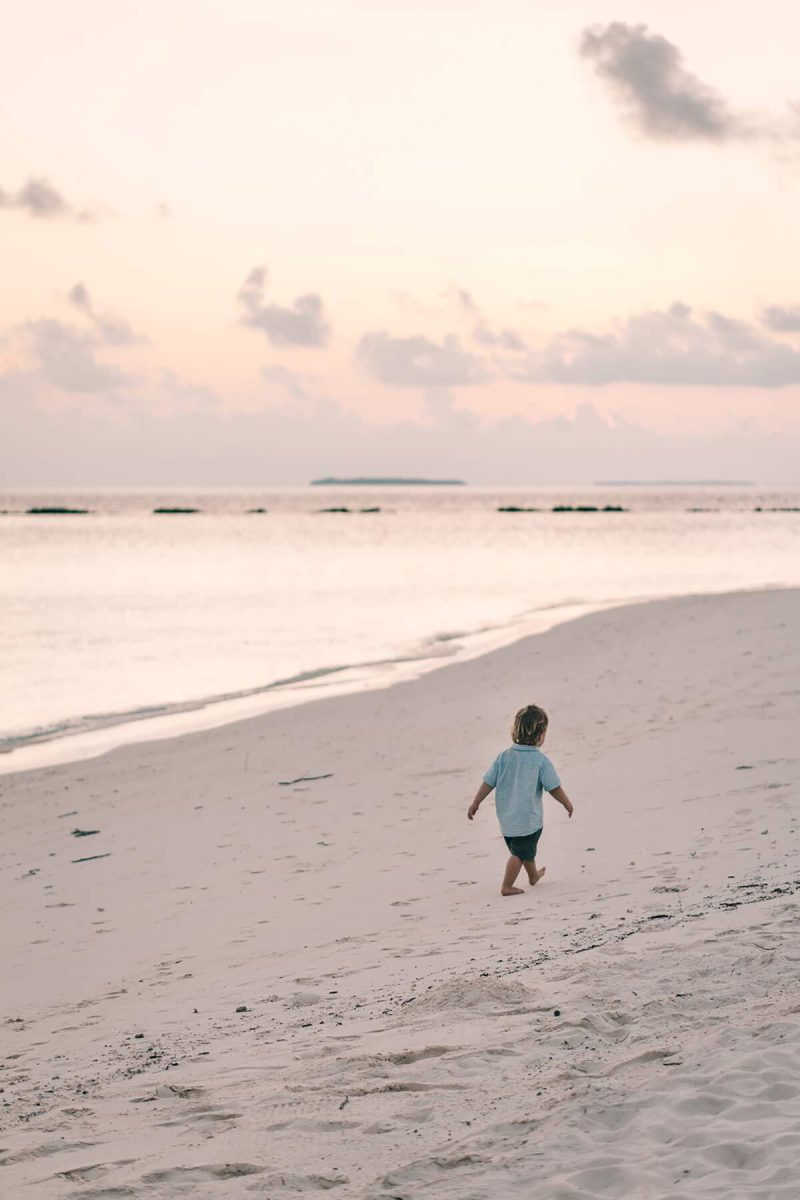 Strandspaziergang Malediven
