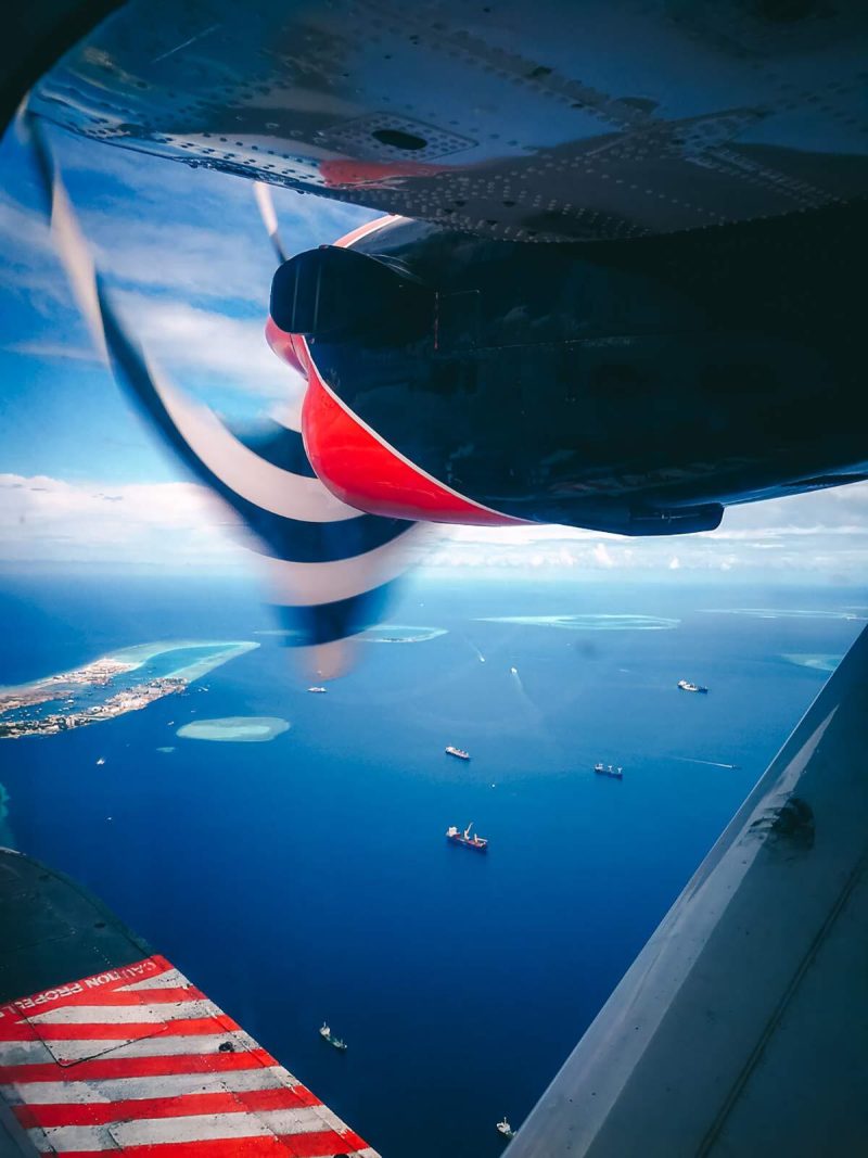 Waserflugzeug Malediven