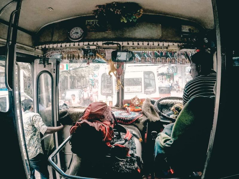 Busfahrt nach Kandy