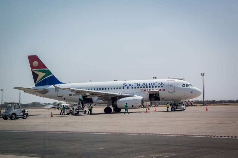 Flugzeug von South African Airways