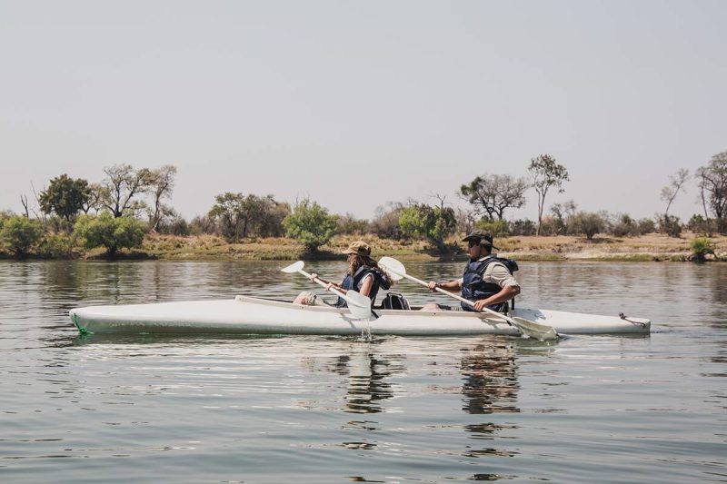 Kanutour auf dem Sambesi in Sambia