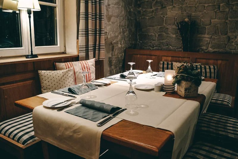 Weinstube Abendessen