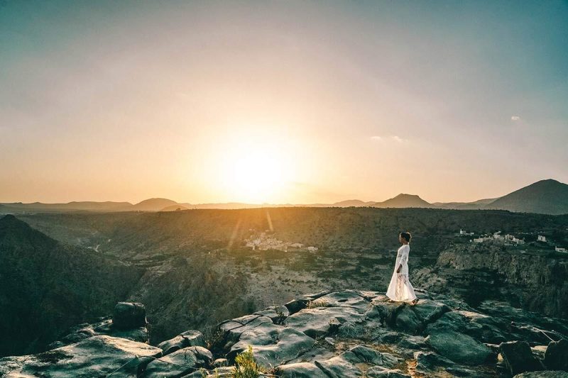 Sonnenuntergang Anantara Al Jabal Al Akhdar Christine Neder